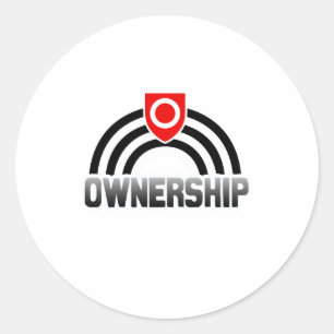 Ownership Pride Classic Round Sticker
