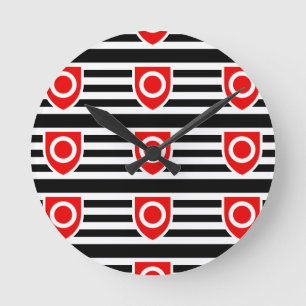 OWNERSHIP PRIDE FLAG ROUND CLOCK