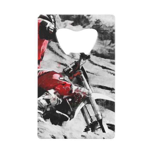 Owning The Mountain  -  Motocross Dirt-Bike Racer (Front)