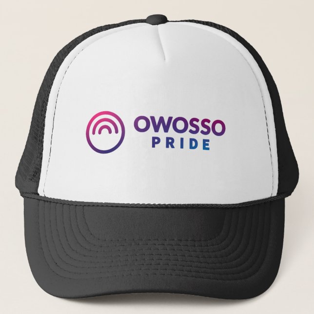 Owosso Pride Mens Multi-Coloured T-Shirt 1 Trucker Hat (Front)