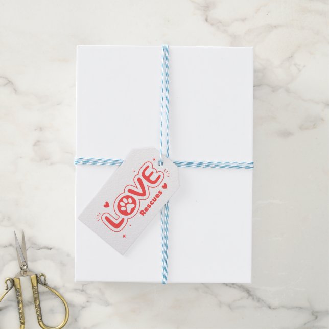 OWRAssist Love Rescues Gift Tags (With Twine)