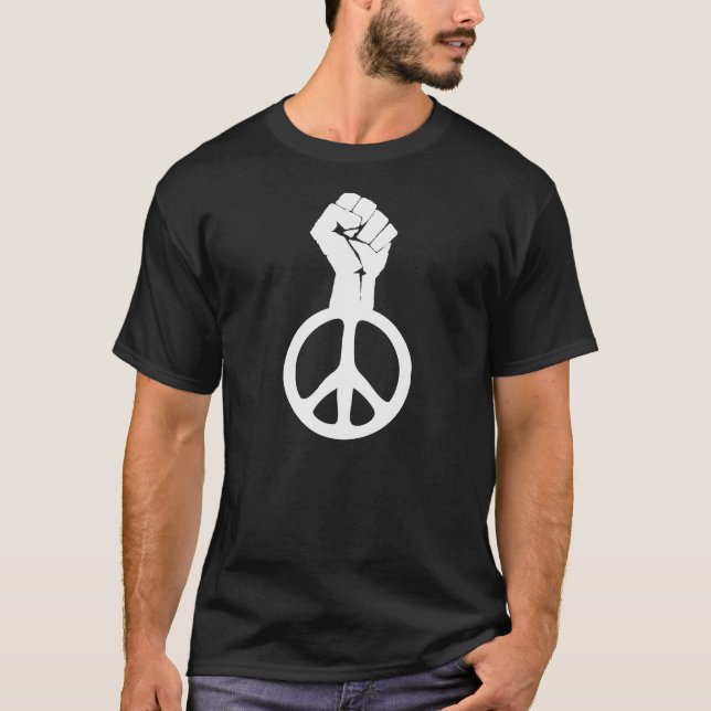 OWS Fight The Power Peace Shirt (Front)