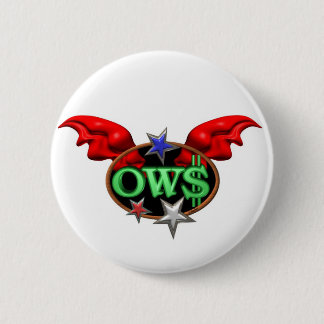 OWS Operation Wall Street Join the movement 6 Cm Round Badge