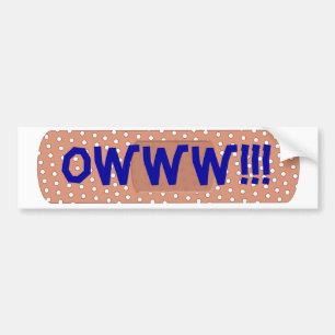 Owww!!! Bumper Sticker