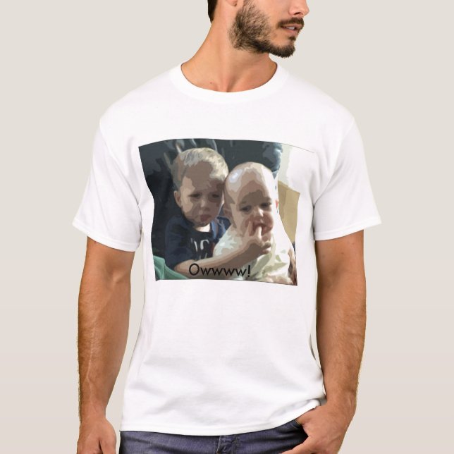 Owwww! Charlie bit me T-Shirt (Front)
