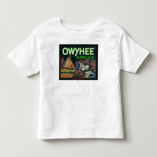 Owyhee Apple Crate LabelNampa, ID Toddler T-Shirt