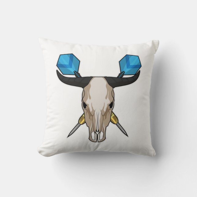 Ox at Darts with Dart Cushion (Front)