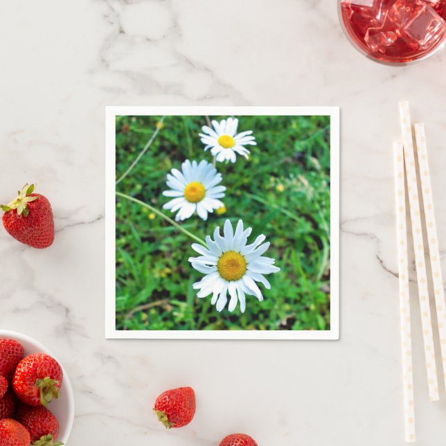 Ox-Eye Daisies Napkins (Insitu)