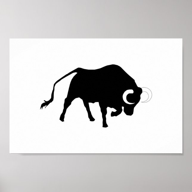OX,moggy,cattle,cow,bullfight,corrida,horn Poster (Front)