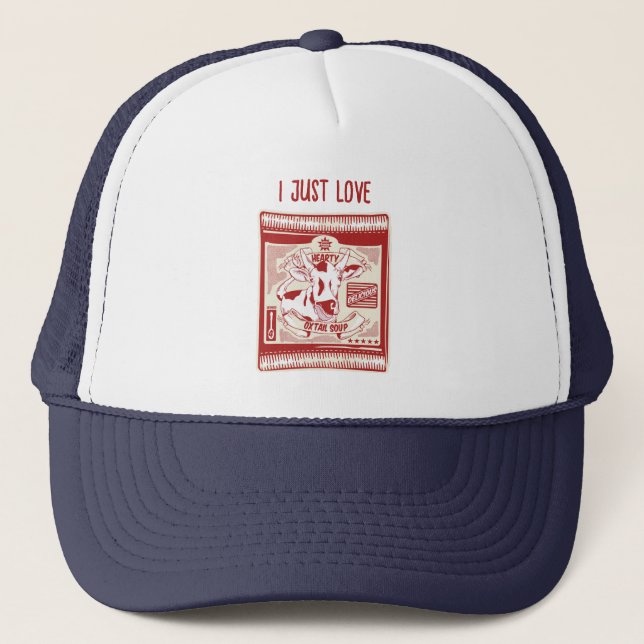 Ox tail soup lover trucker hat (Front)
