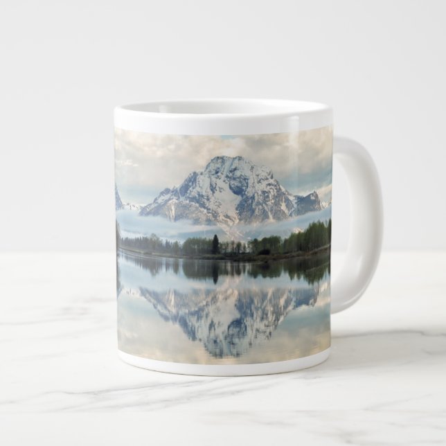 Oxbow Bend Reflection Large Coffee Mug (Front Right)