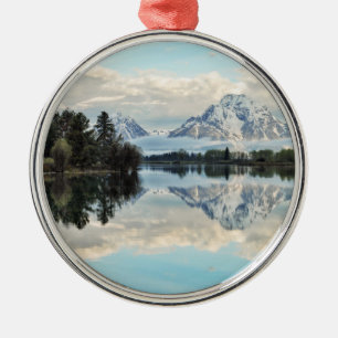 Oxbow Bend Reflection Metal Tree Decoration