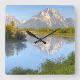 Oxbow Bend Square Wall Clock