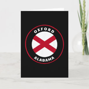 Oxford Alama Al State Flag Dge Vacation Card
