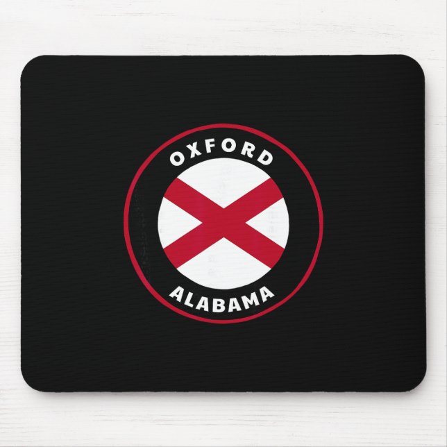 Oxford Alama Al State Flag Dge Vacation  Mouse Mat (Front)