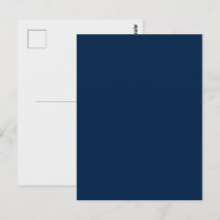 Oxford Blue Custom Postcard Template