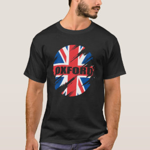 Oxford British Flag England Uk Britain Union Jack T-Shirt