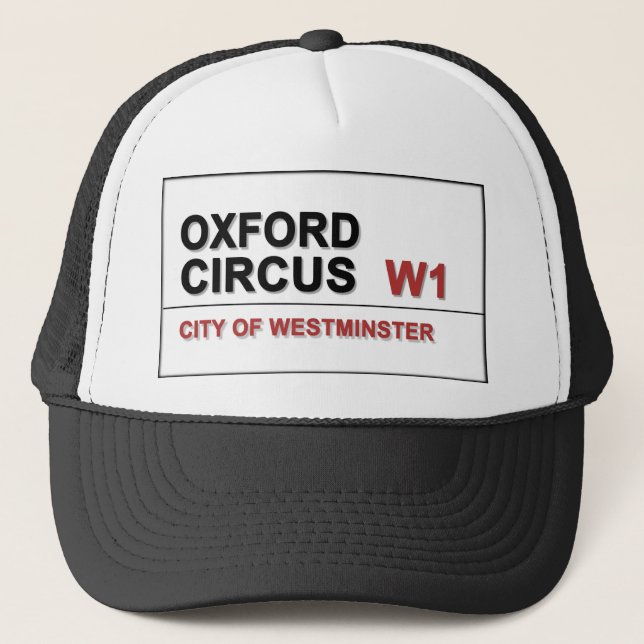 Oxford Circus Lodon England Trucker Hat (Front)