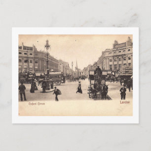 Oxford Circus, London, England Vintage Postcard