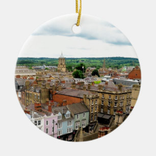 Oxford City Skyline Ceramic Tree Decoration