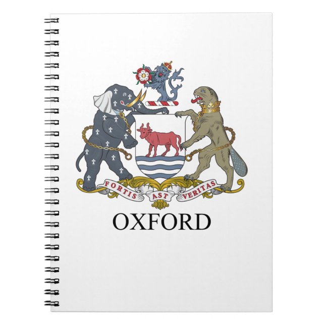 Oxford coat of arms notebook (Front)