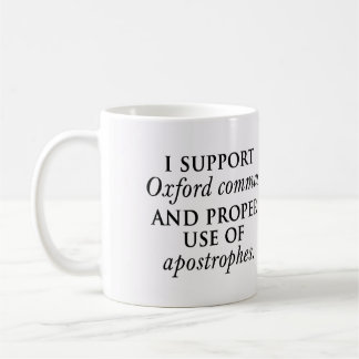 Oxford Comma and Apostrophes Mug