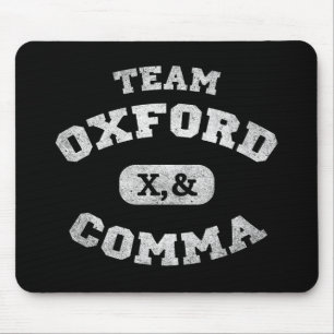 Oxford Comma Team 819 Mouse Mat