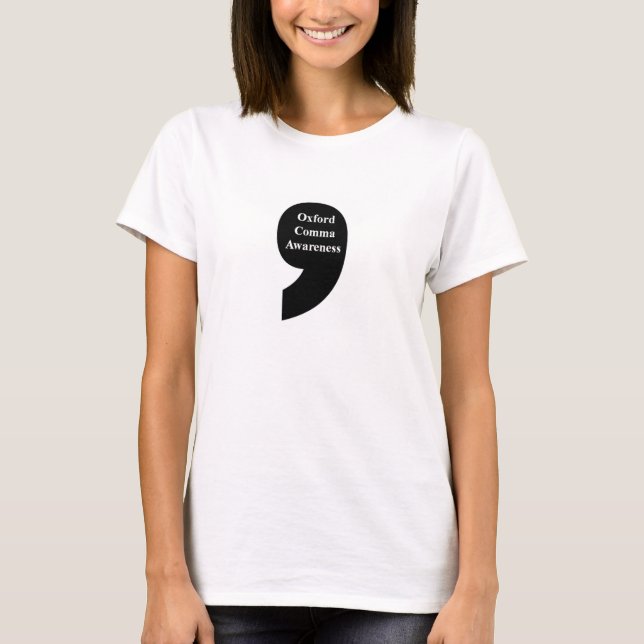 Oxford Comma Women's T-Shirt (Front)