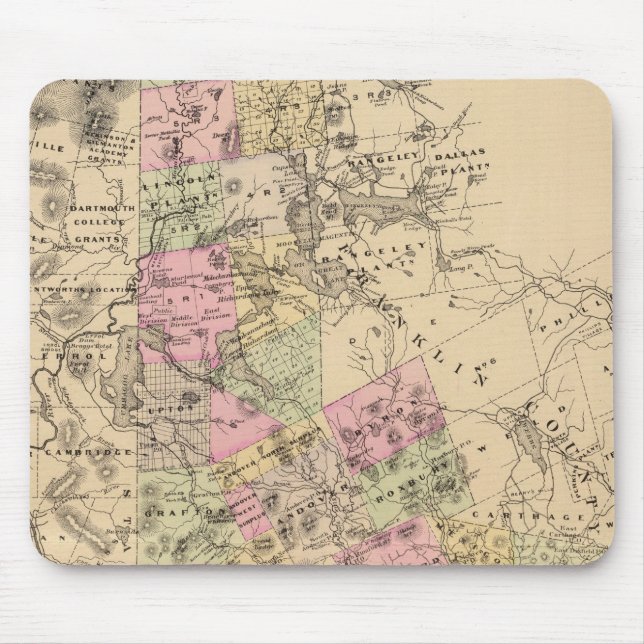 Oxford County, Maine Mouse Mat (Front)