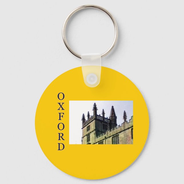 Oxford England 1986 Building Spirals 1 Key Ring (Front)