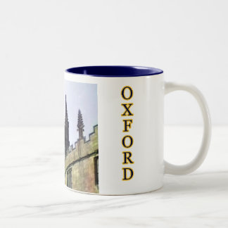 Oxford England 1986 Building Spirals 1 Two-Tone Coffee Mug