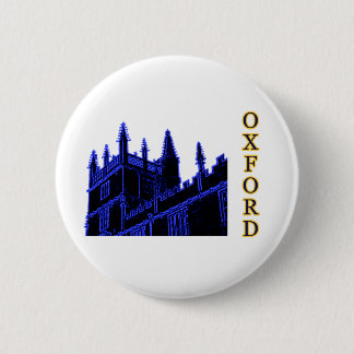 Oxford England 1986 Building Spirals Blue 6 Cm Round Badge