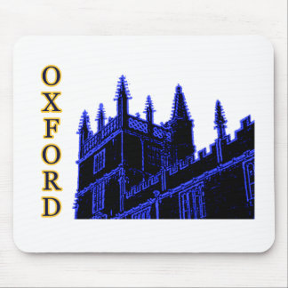 Oxford England 1986 Building Spirals Blue Mouse Mat