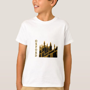 Oxford England 1986 Building Spirals Brown T-Shirt