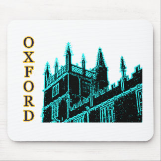 Oxford England 1986 Building Spirals Cyan Mouse Mat