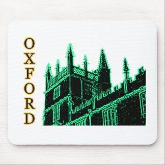 Oxford England 1986 Building Spirals Green Mouse Mat