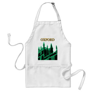 Oxford England 1986 Building Spirals Green Standard Apron