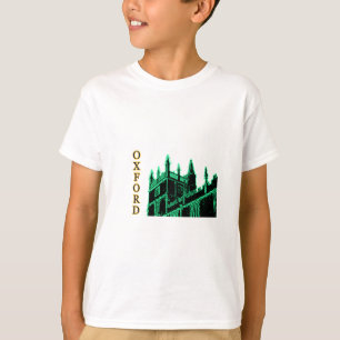 Oxford England 1986 Building Spirals Green T-Shirt