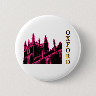 Oxford England 1986 Building Spirals Magenta 6 Cm Round Badge