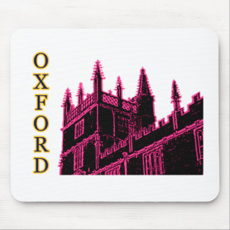 Oxford England 1986 Building Spirals Magenta Mouse Mat
