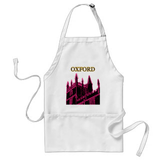 Oxford England 1986 Building Spirals Magenta Standard Apron