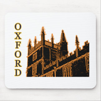 Oxford England 1986 Building Spirals Orange Mouse Mat