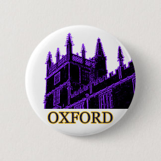 Oxford England 1986 Building Spirals Purple 6 Cm Round Badge