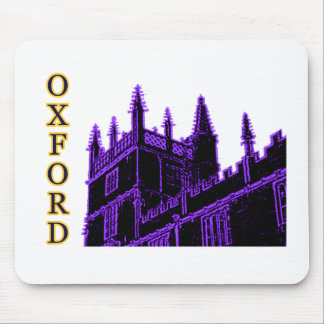 Oxford England 1986 Building Spirals Purple Mouse Mat