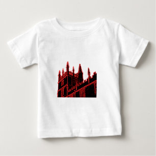 Oxford England 1986 Building Spirals Red Baby T-Shirt