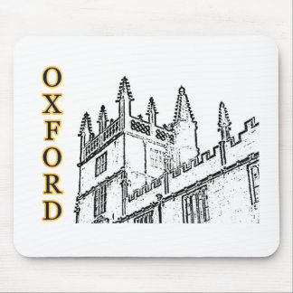 Oxford England 1986 Building Spirals White Mouse Mat