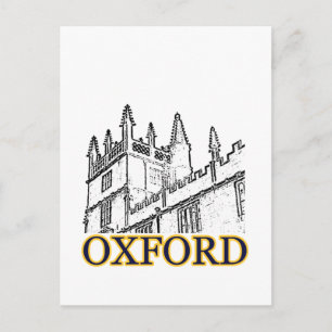 Oxford England 1986 Building Spirals White Postcard