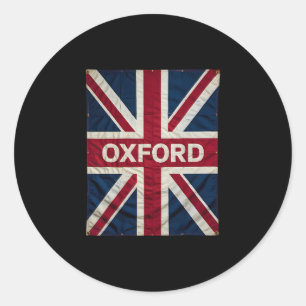Oxford England Britain Uk History Vacation Souveni Classic Round Sticker