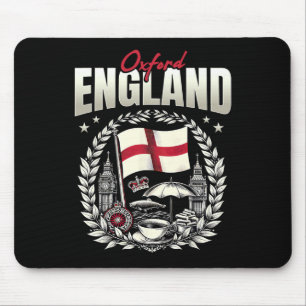 Oxford England Flag Souvenir Oxford Vacation Mouse Mat
