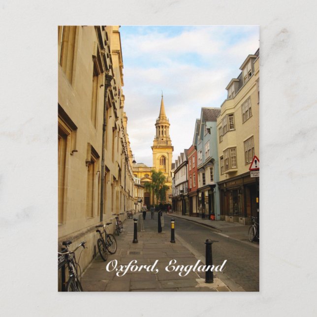 Oxford, England Postcard (Front)